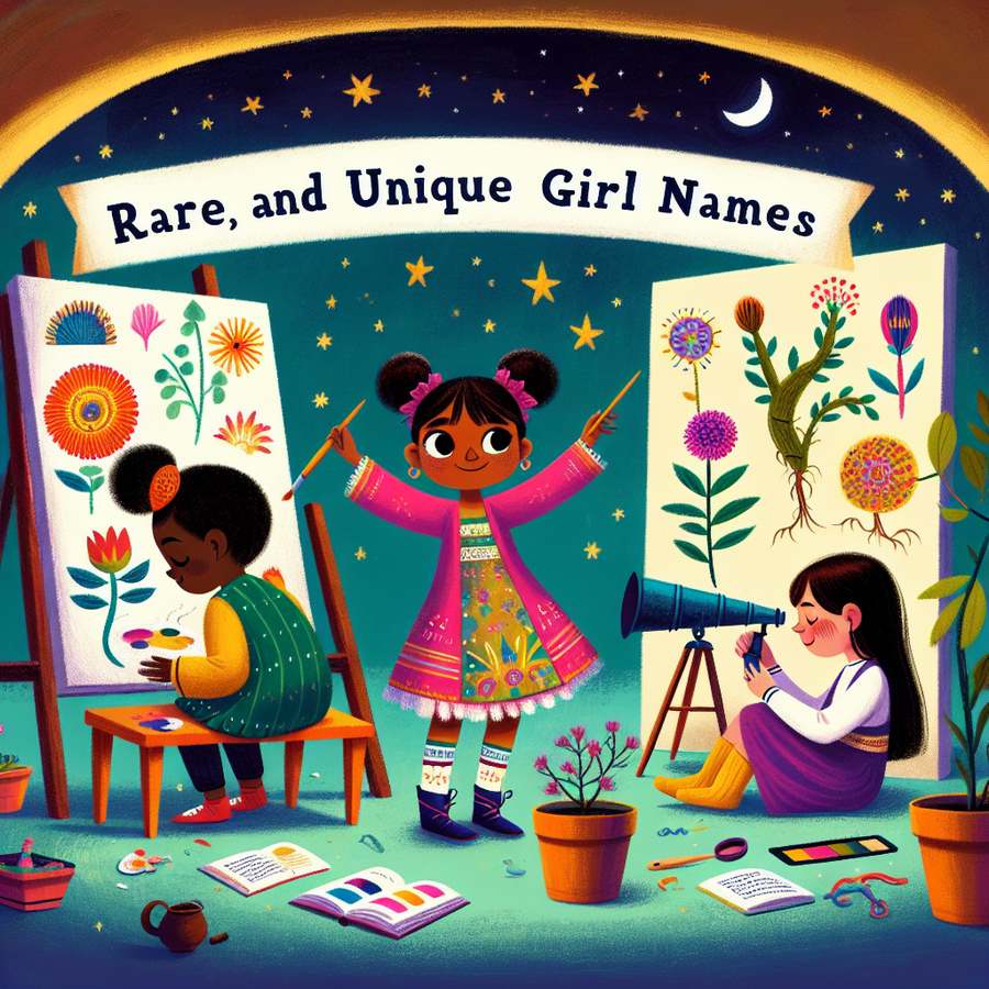 50 Rare Unique Girl Names: Discover Their Meanings and Origins